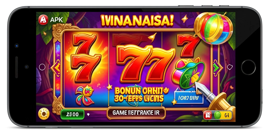 Gambar menampilkan karakter utama dalam aksi.