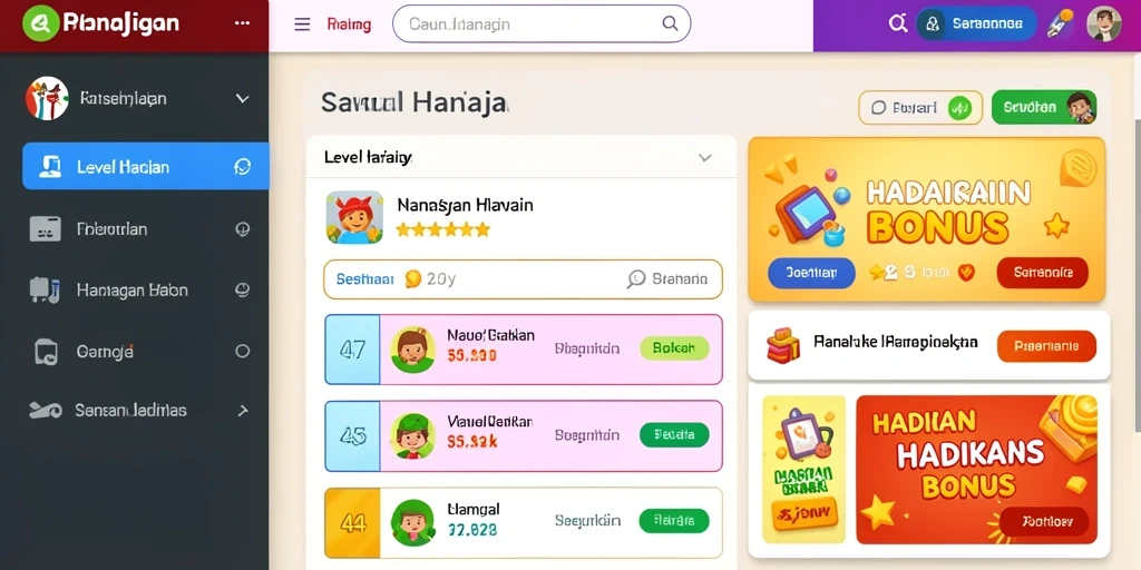 Tampilan antarmuka yang atraktif dan mudah digunakan.