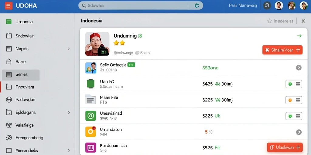 Tampilan karakter unik yang menarik.