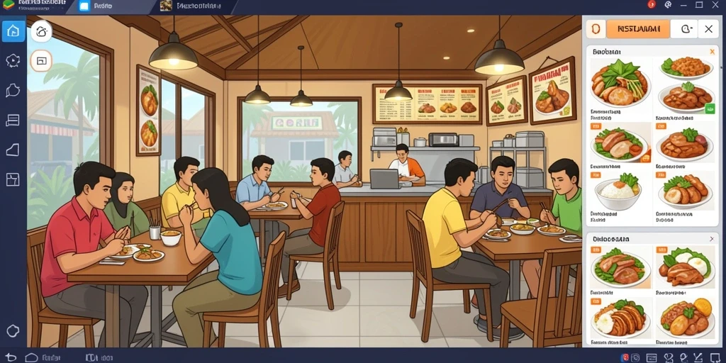 Screenshot menunjukkan tampilan antarmuka yang menarik.
