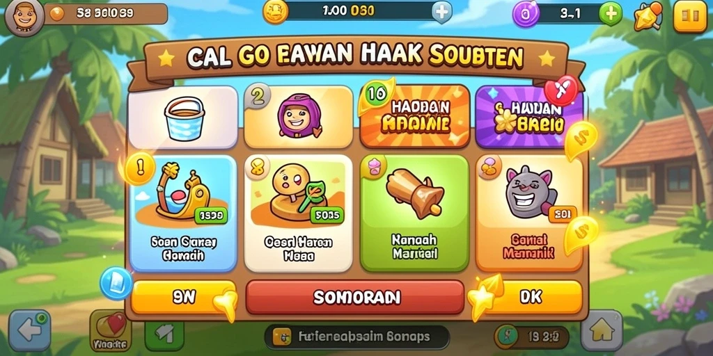 Tampilan utama GGR7777 yang menarik dan berwarna.