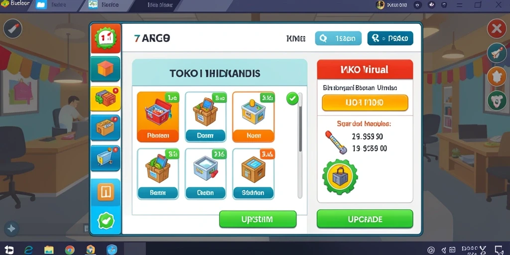 Screenshot menampilkan grafik menarik dan karakter yang dinamis.