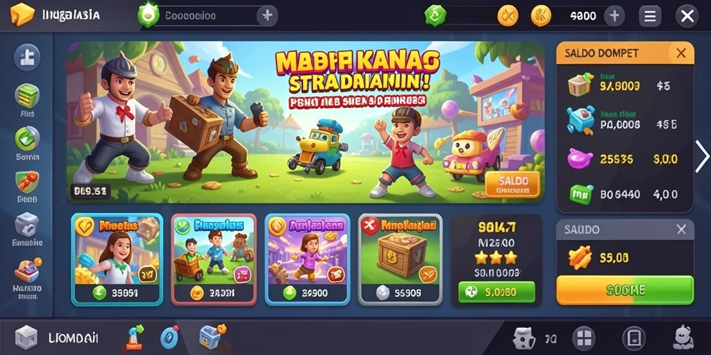 Tampilan antarmuka yang menarik dan user-friendly.