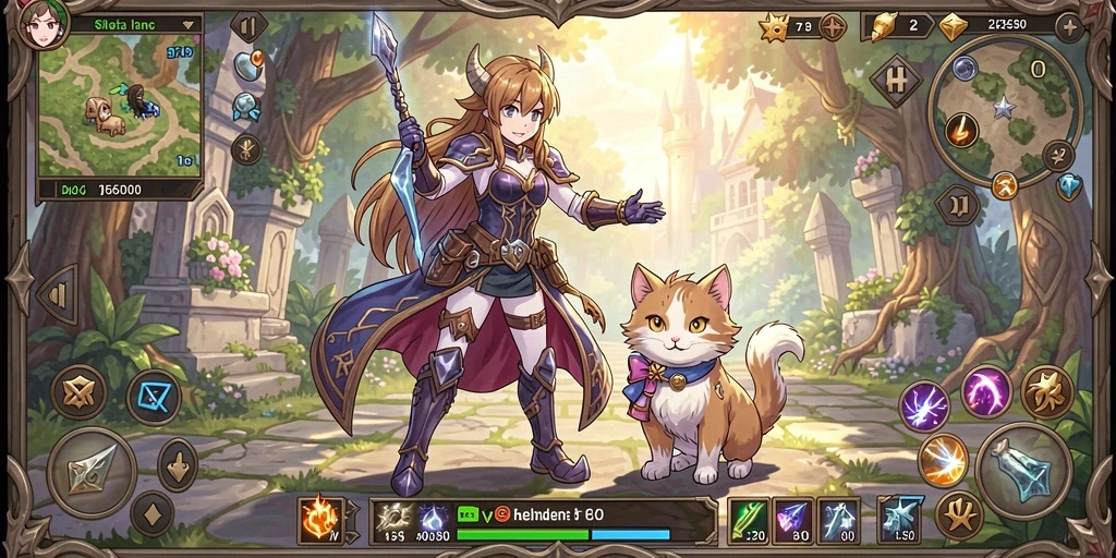 Tampilan awal game yang memikat dan penuh warna.
