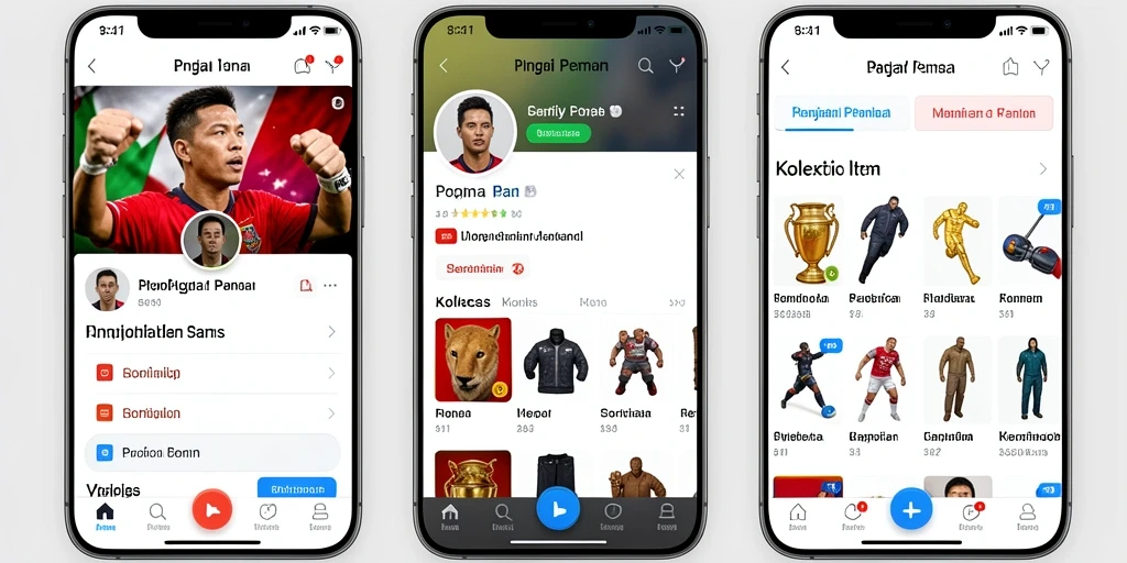 Screenshot pertama menunjukkan tampilan antarmuka yang menarik.